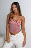 Sucker For You Top Pink Stripe