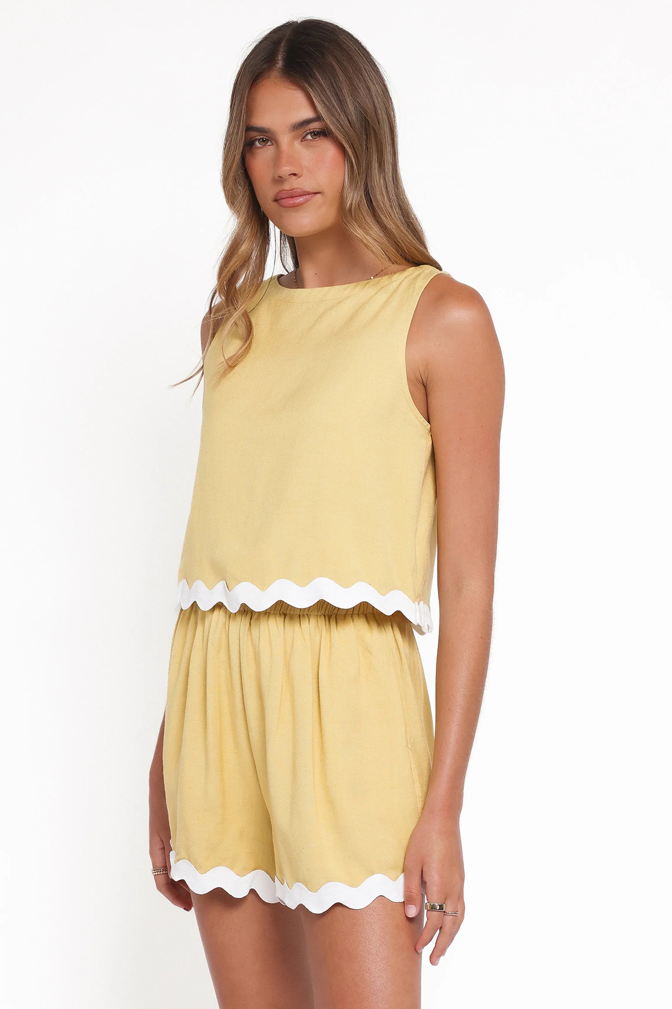 Katy Short Set Yellow