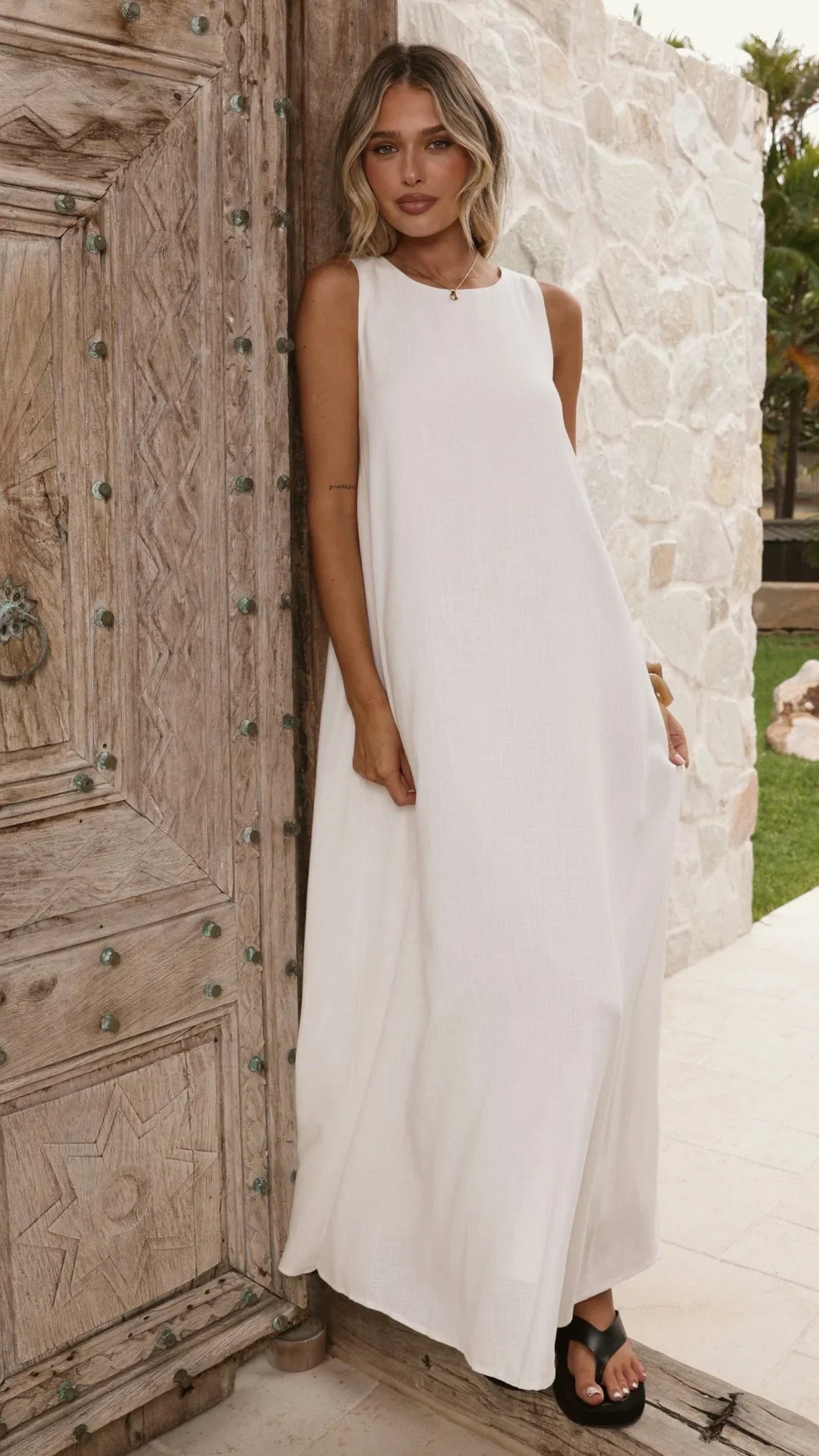 Mylah Maxi Dress White