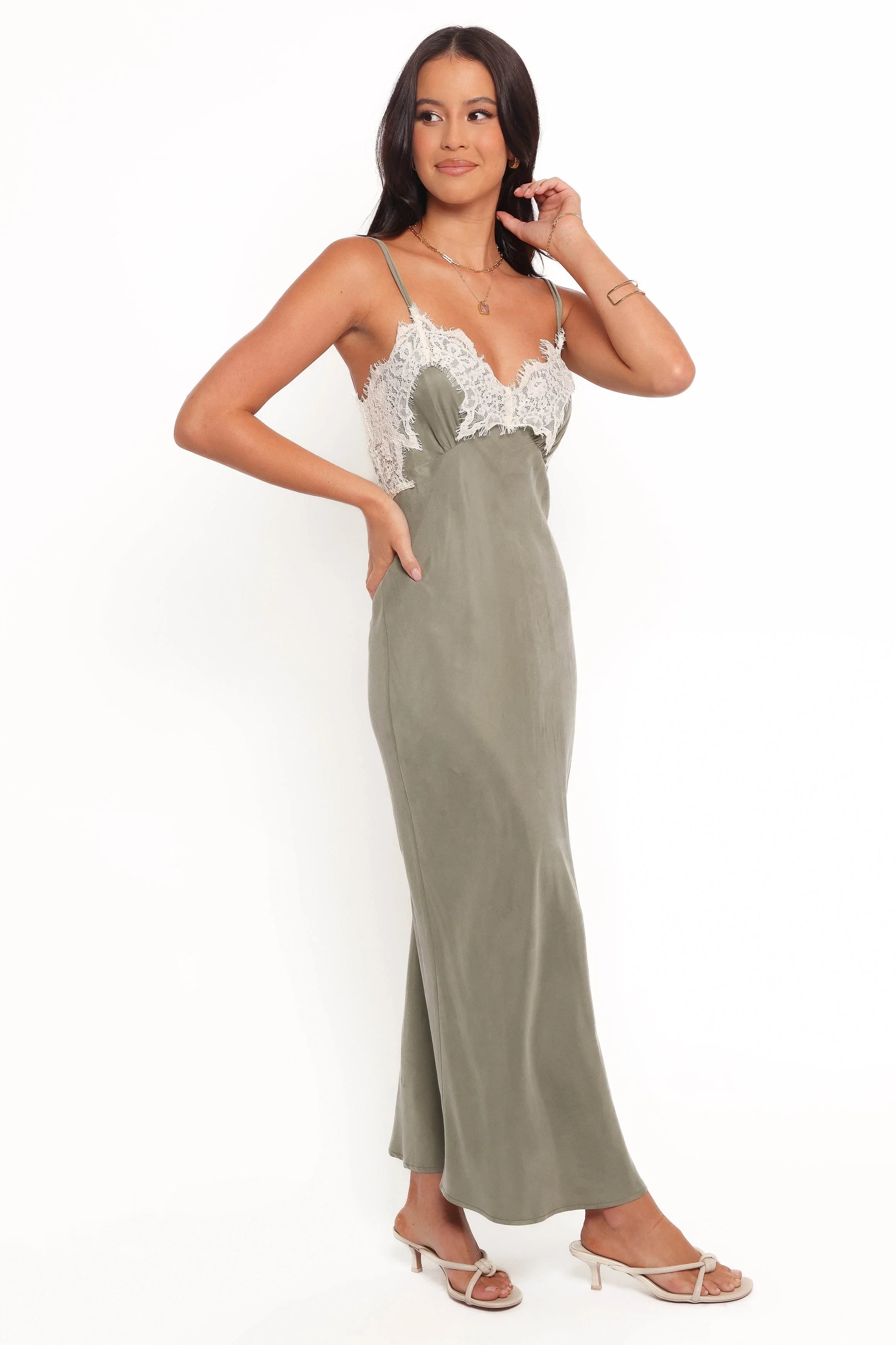 Alita Midi Dress Olive