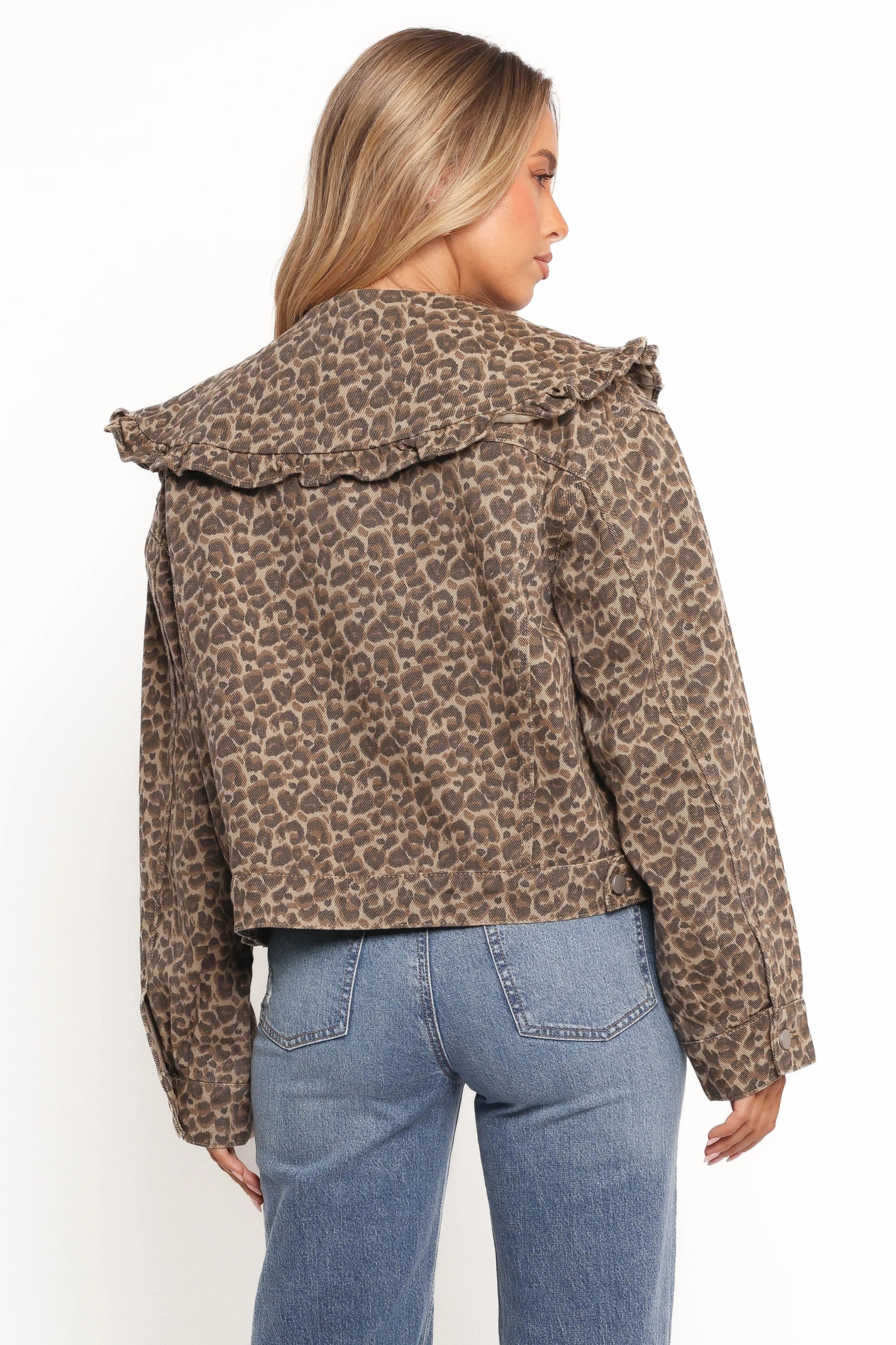 Jaelle Leopard Print Jacket Leopard