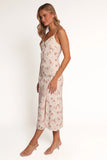 Elysian Maxi Dress Pink Floral
