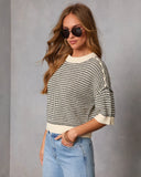 Marinda Contrast Knit Sweater