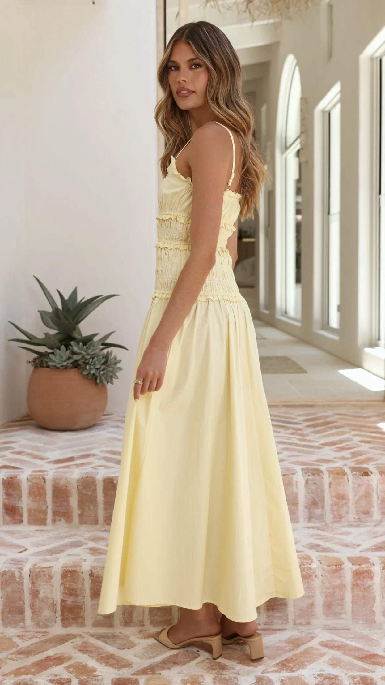 Vida Maxi Dress Yellow