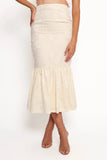 Xami Skirt Set Pale Yellow