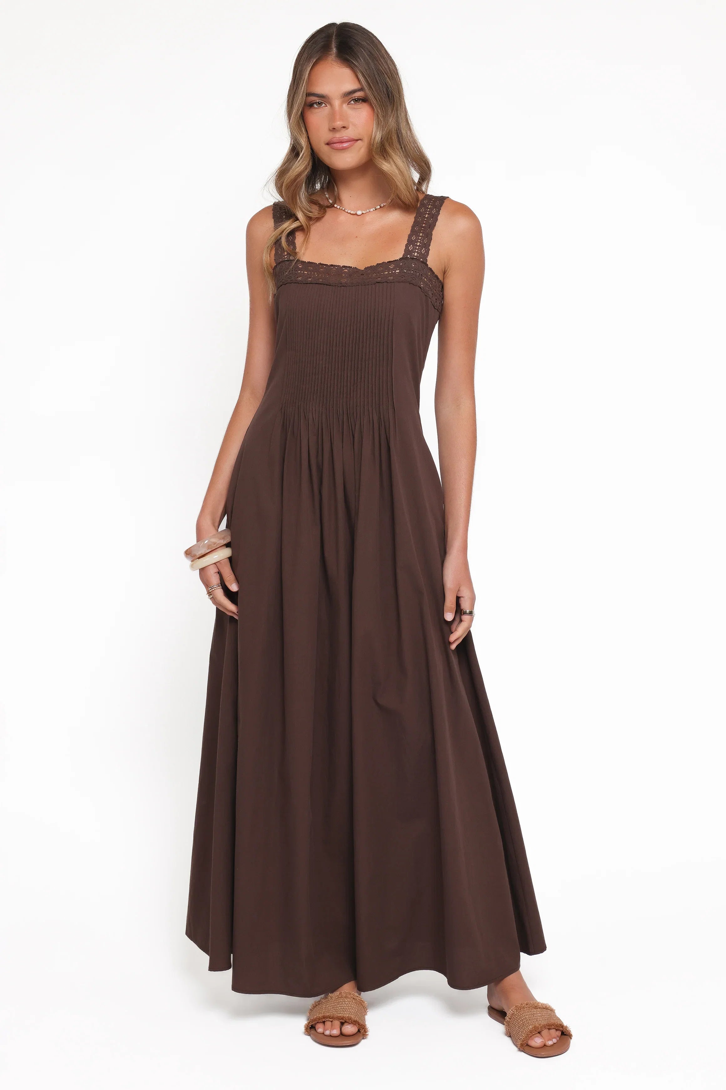 Alandra Maxi Dress Brown