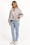 Liv Zip Front Jacket Grey