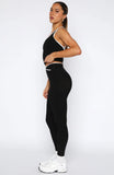 Form Leggings Black White