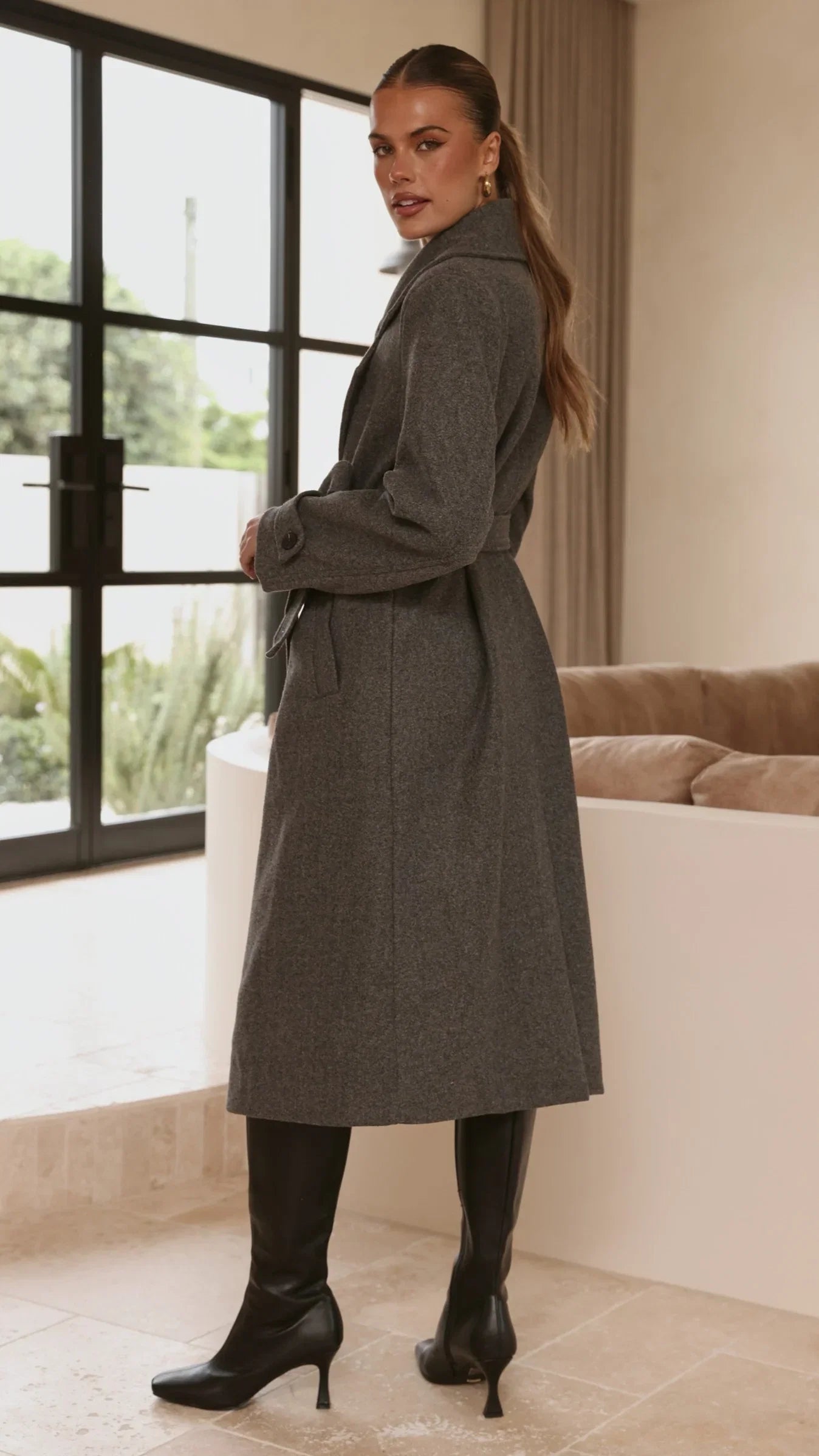 Aspen Coat Charcoal