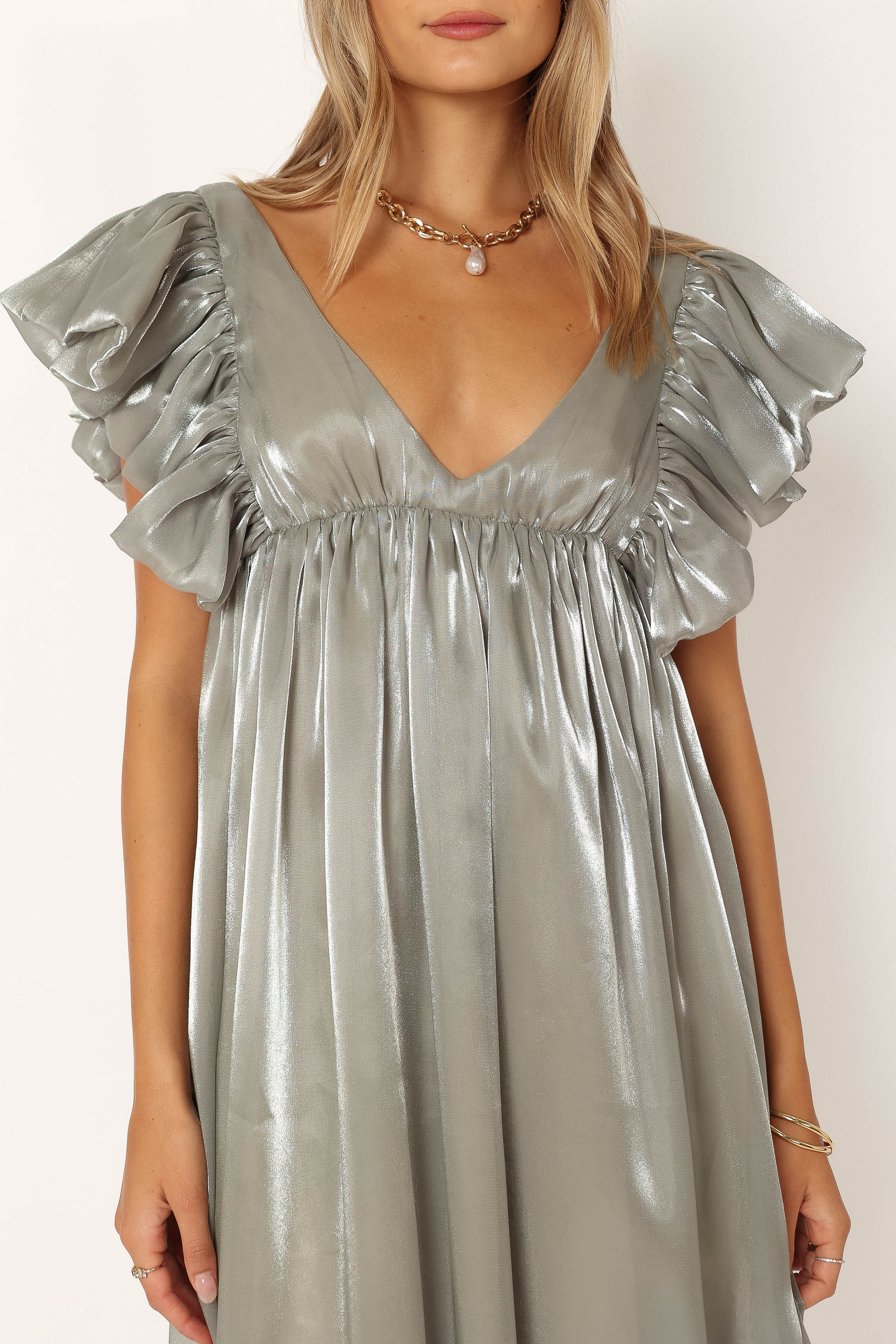 Oro Midi Dress Olive