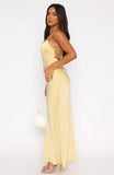 Its Not The Same Maxi Dress Lemon