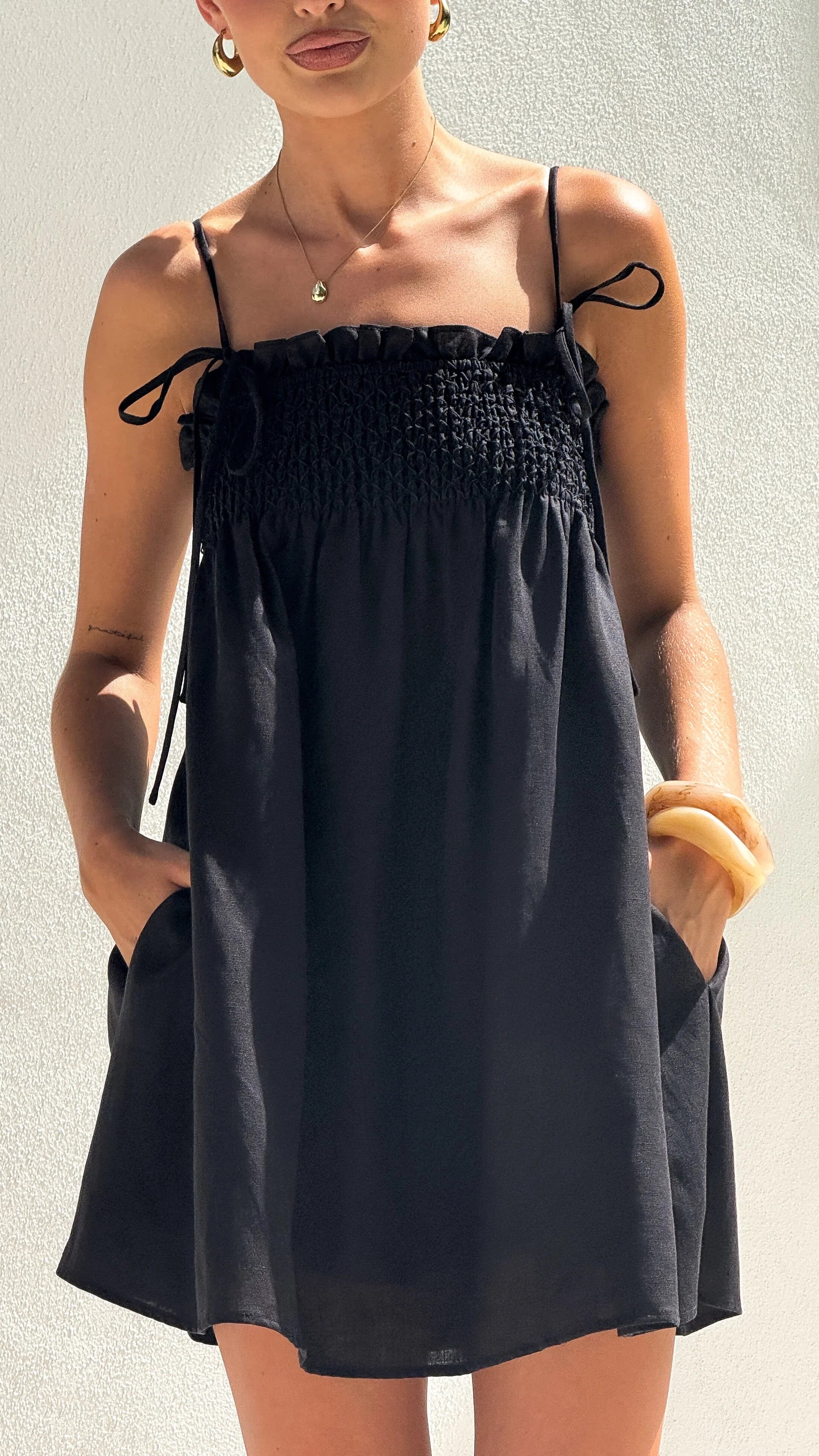 Wyomie Mini Dress Black