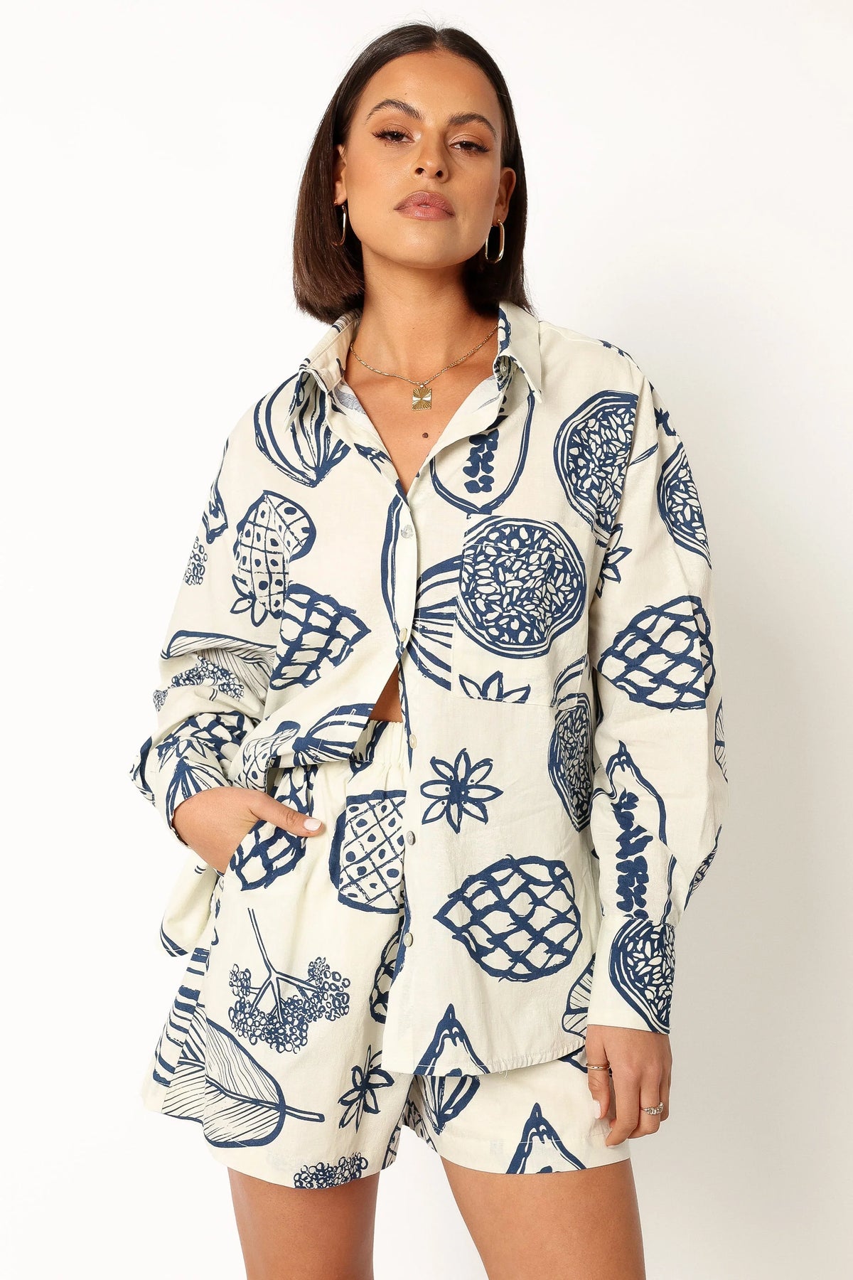 Bonnie Two Piece Set Navy