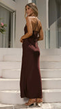 Chiara Maxi Dress Chocolate