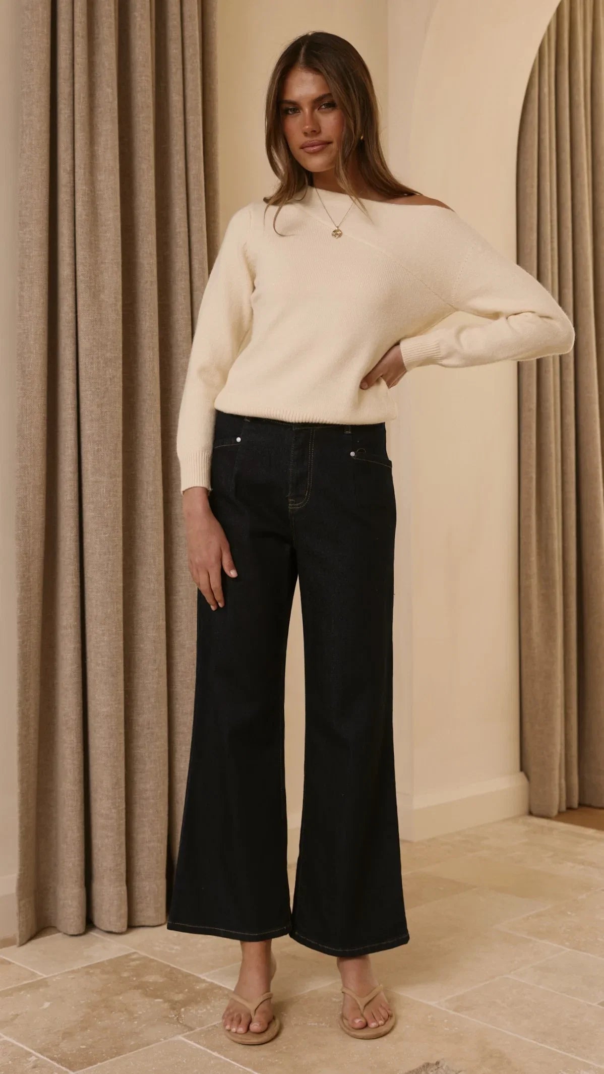 Briella Boat Neck Sweater Butter