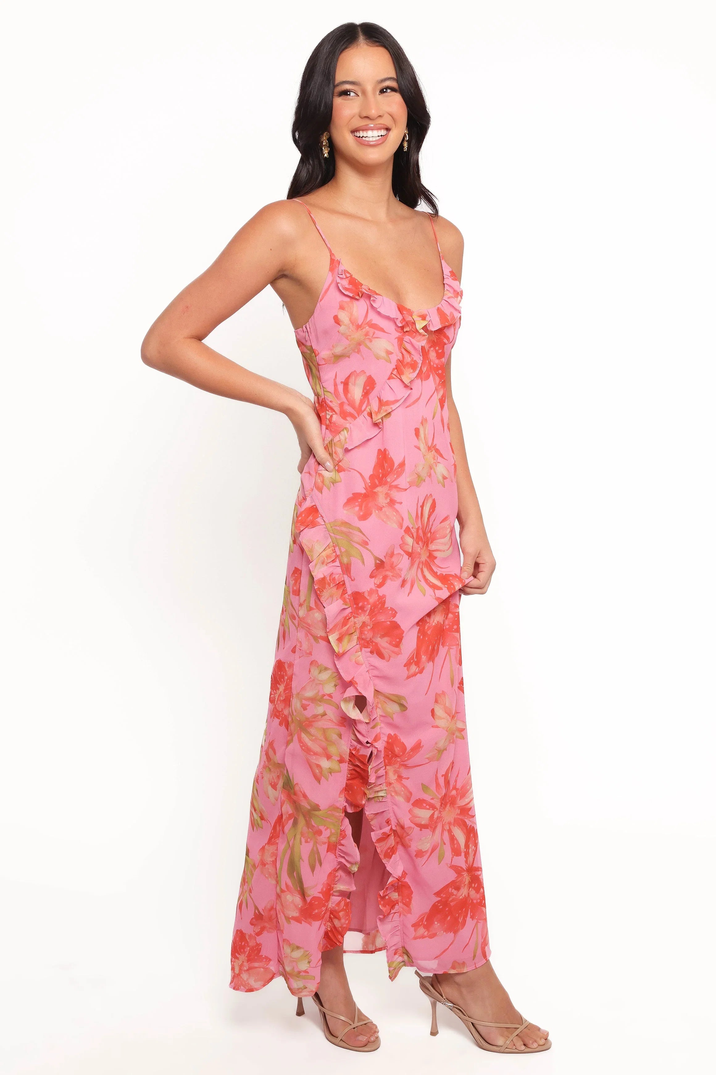 Charli Maxi Dress Tropical Floral