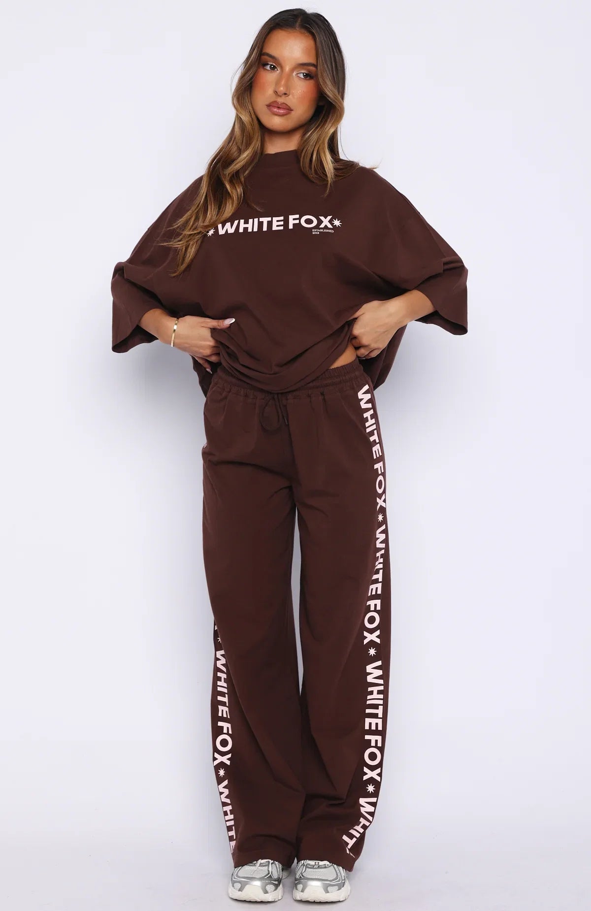 Tender Hearts Oversized Tee Chocolate