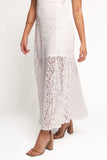 Varia Lace Maxi Dress White