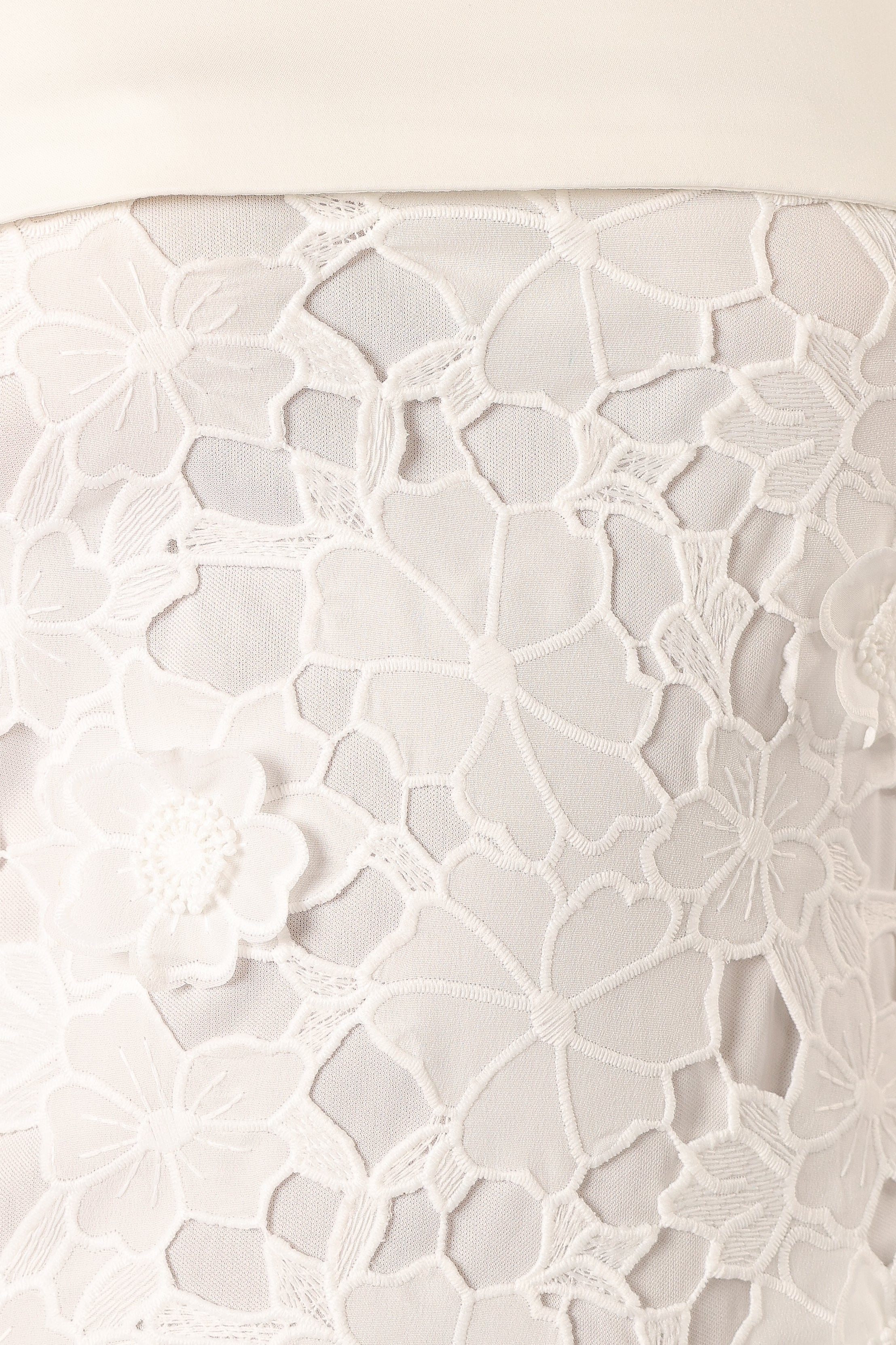 Emersyn Midi Lace Dress White