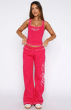 Dont Need Anyone Track Pants Pink