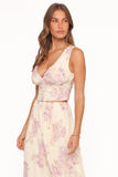 Tinsley Top Lavender Floral