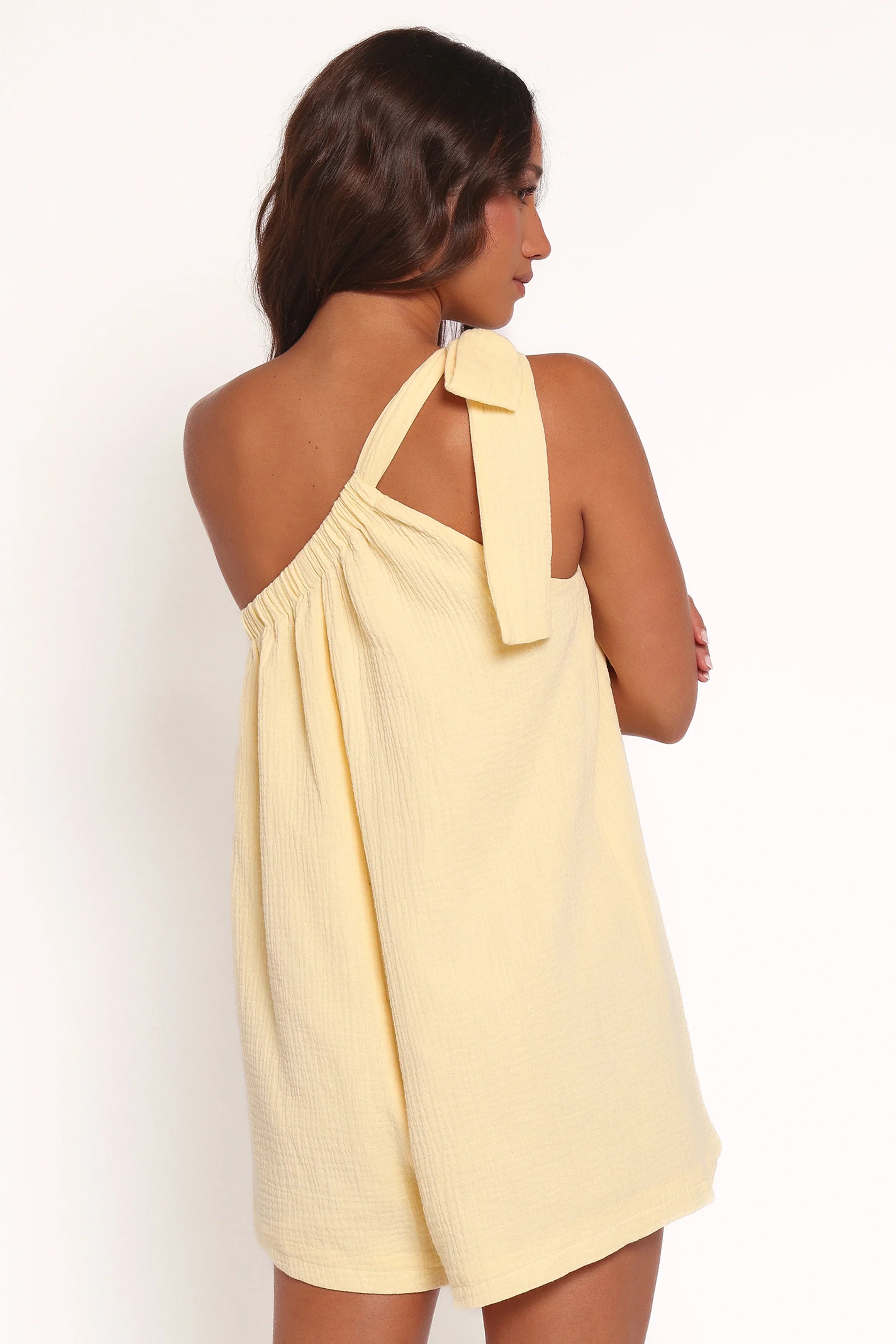 Miffy One Shoulder Romper Yellow