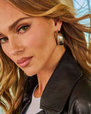 Night Life Crescent Moon Hoop Earrings