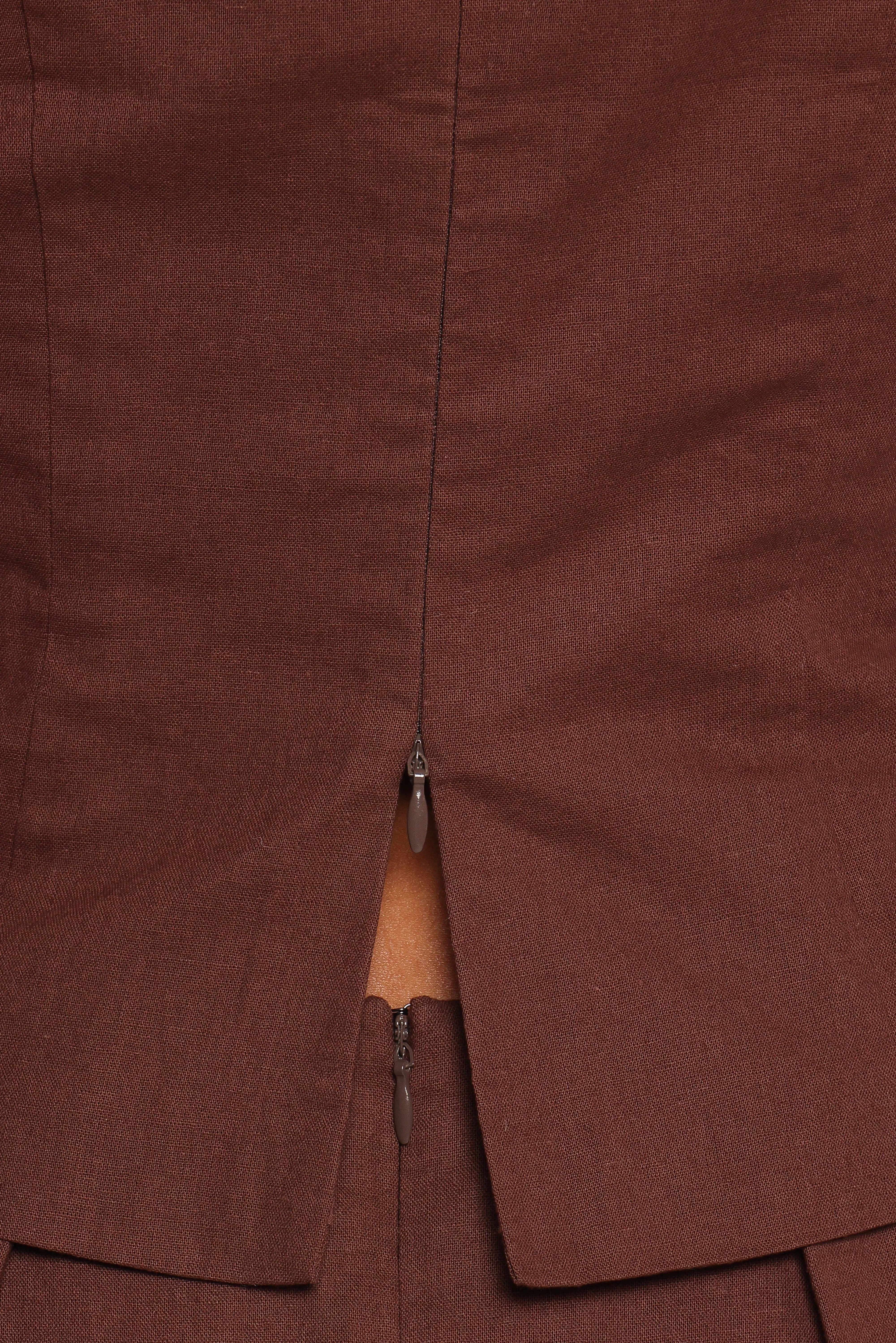 Chiaro Shell Top Brown