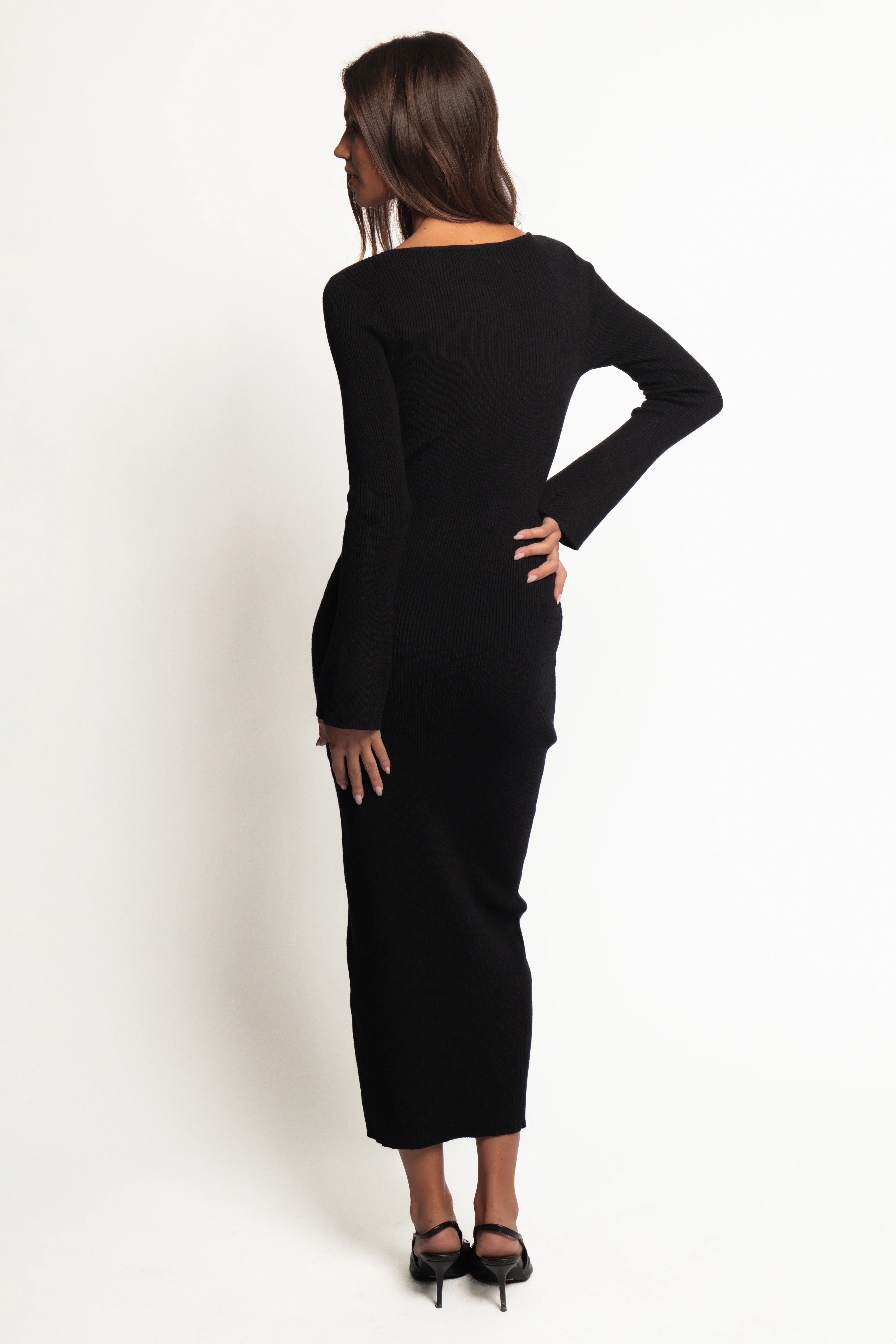 Maxwell Knit Maxi Dress Black