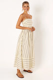 Pixie Maxi Dress Beige Tan
