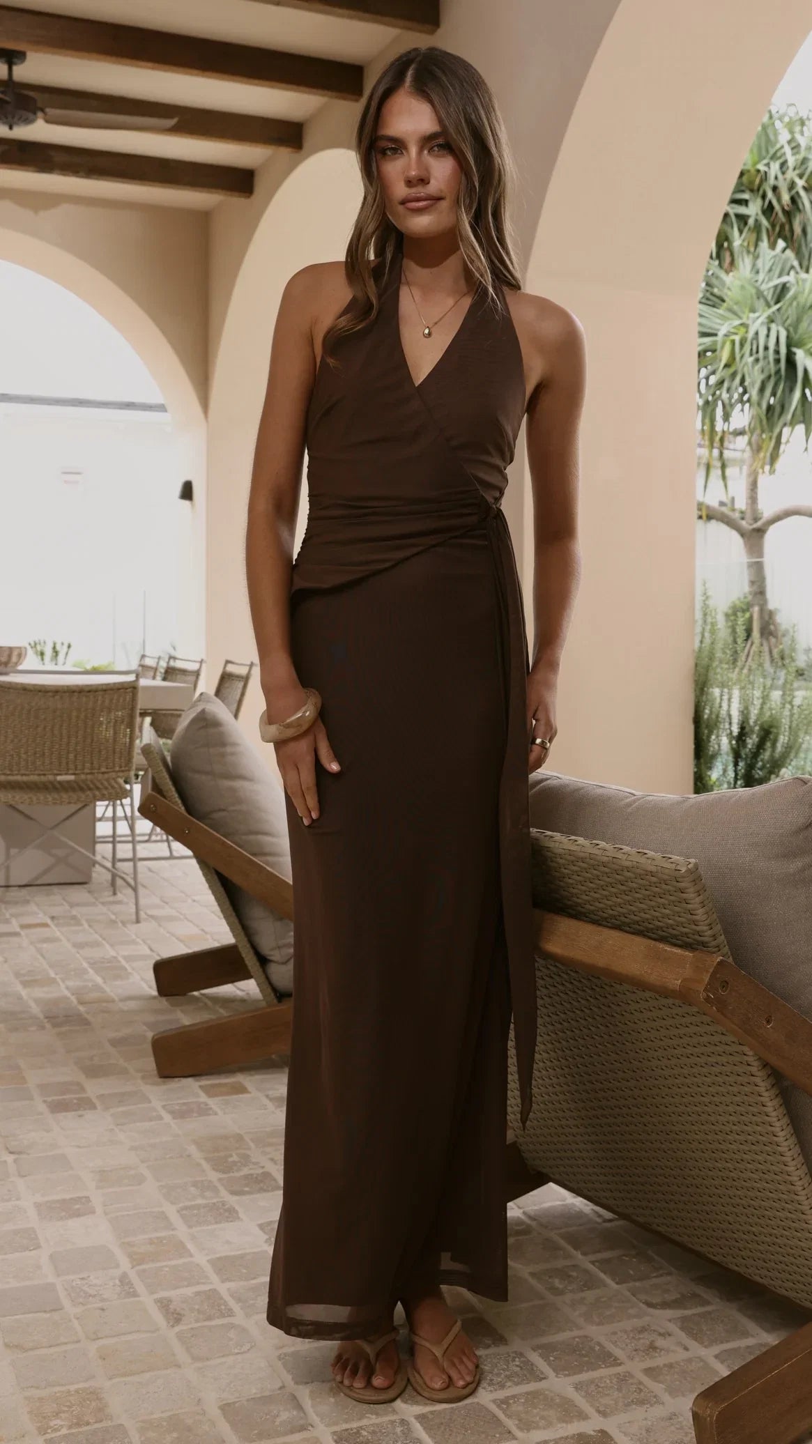 Joslin Maxi Dress Chocolate