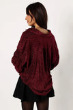 Cadence Long Sleeve Top Burgundy