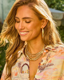 Honey Dip Beaded Layered Necklace