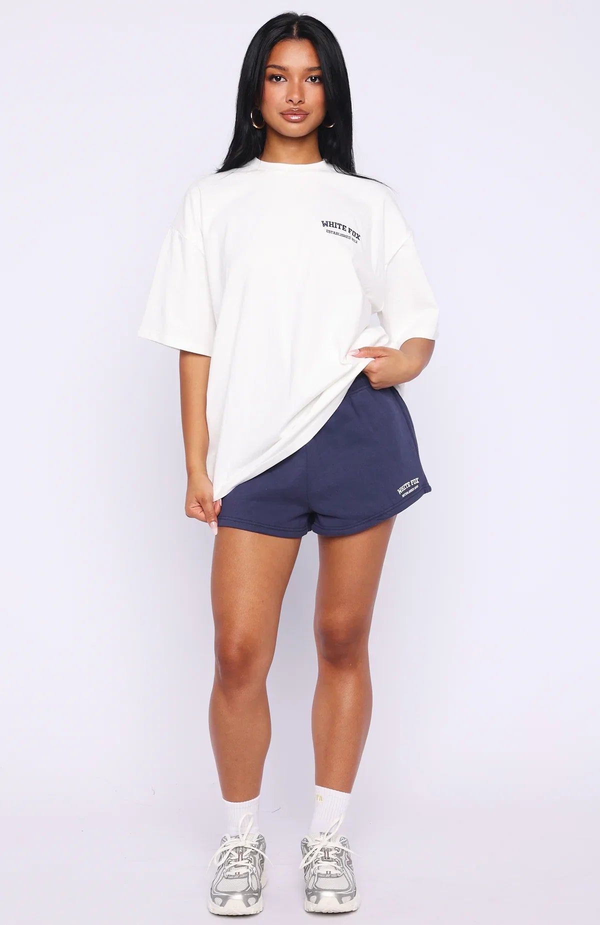 Cant Miss It Oversized Tee White