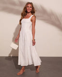 Darling Bloom Embroidered Floral Maxi Dress