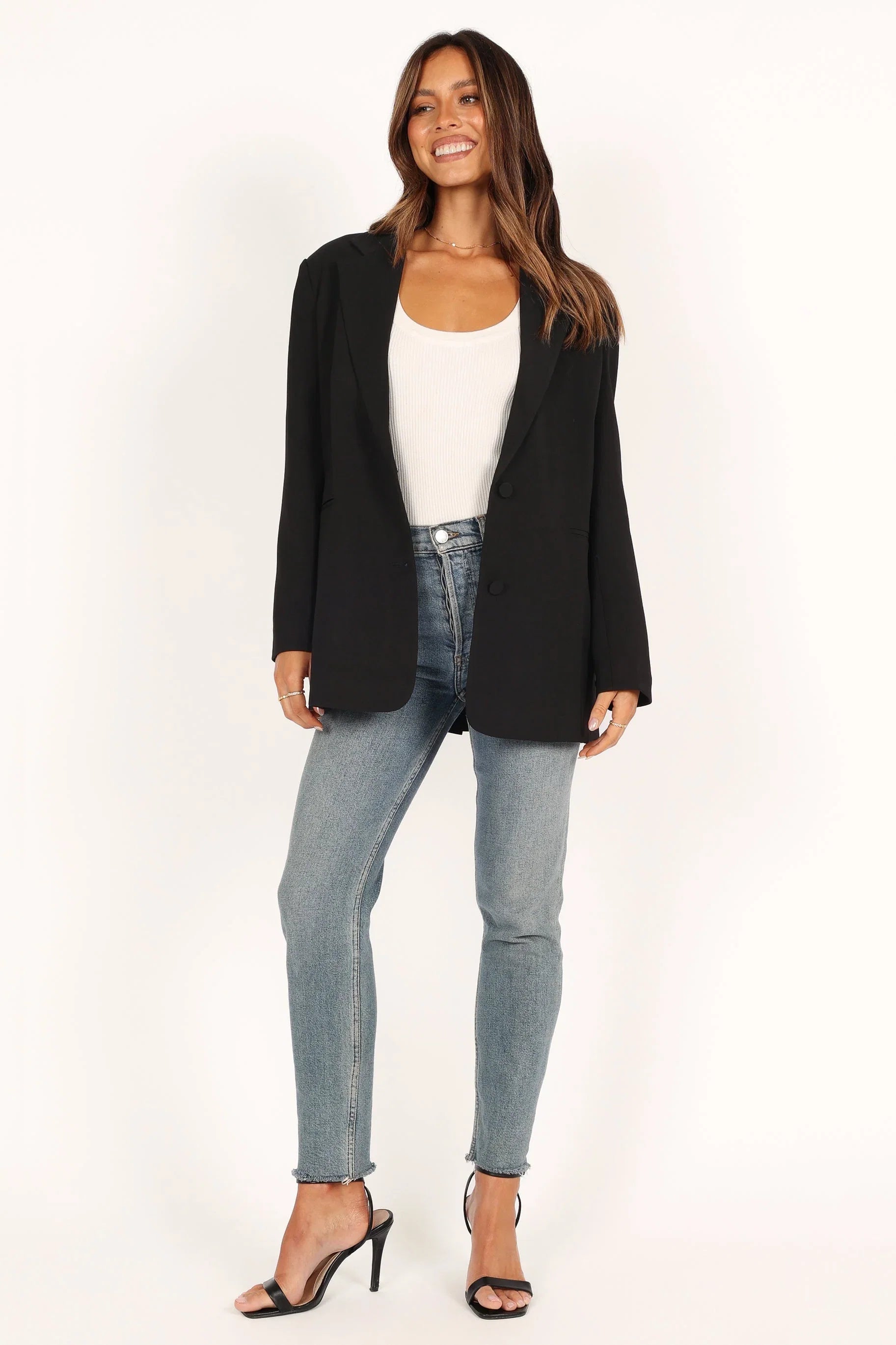 Valentina Blazer Black