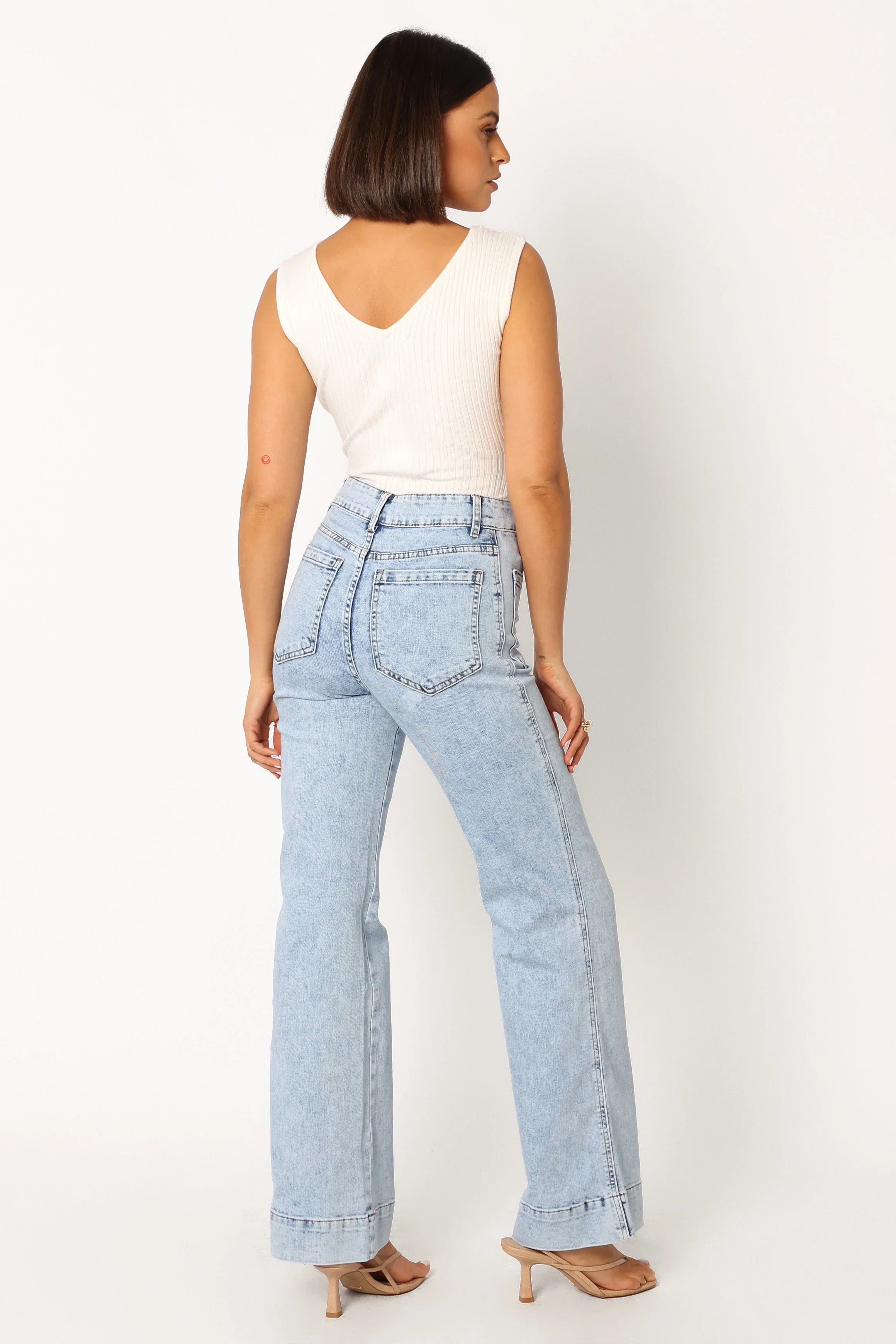 Nico Wide Leg Jean Blue
