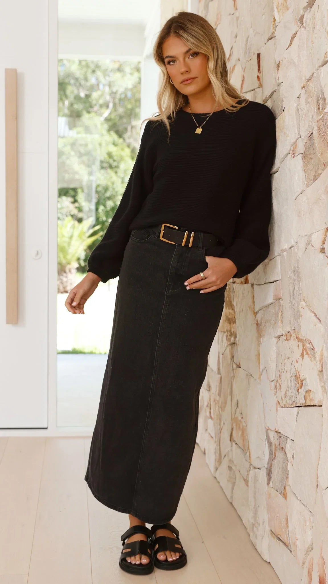 Carmel Knit Black