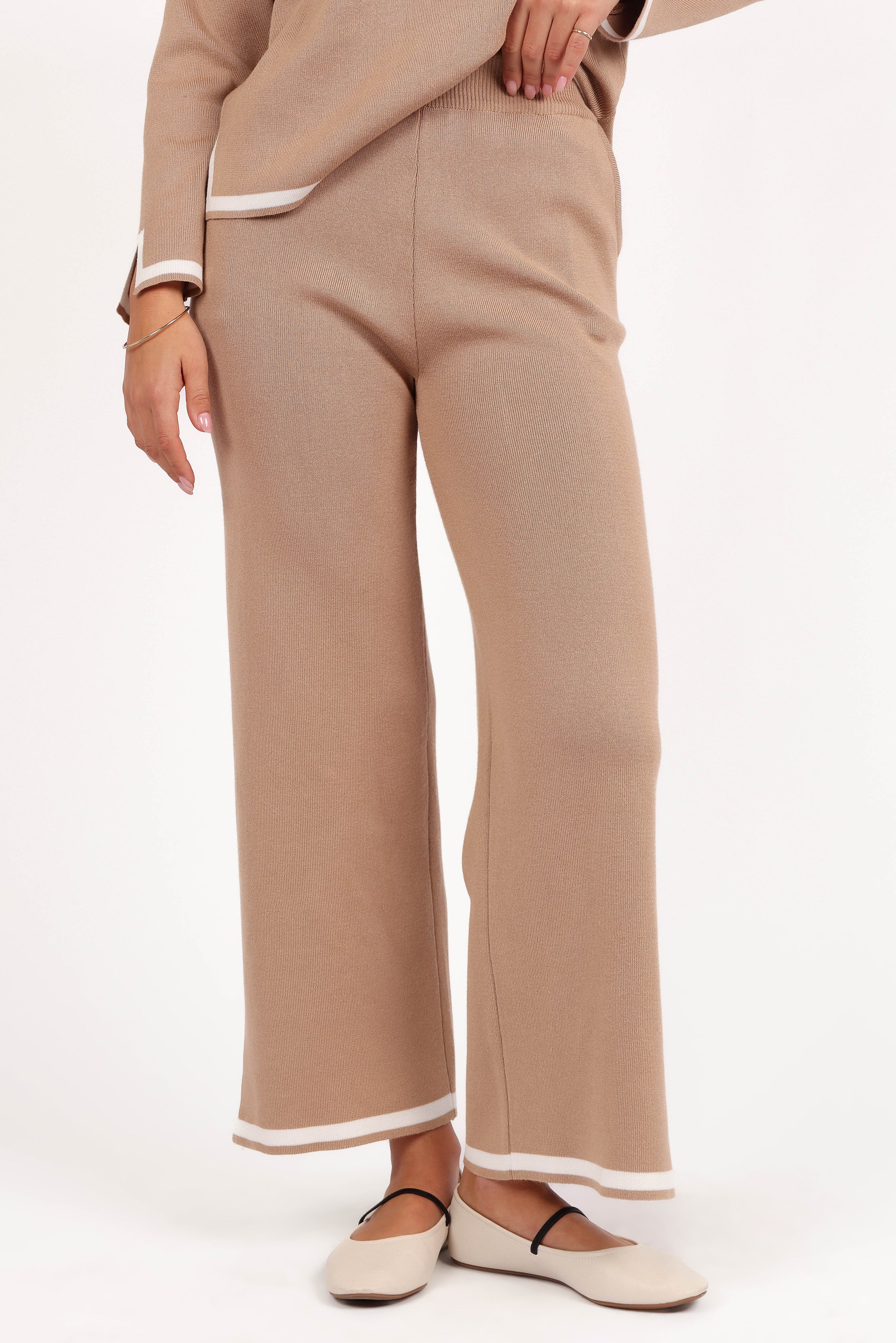 Nathan Two Piece Knit Set Latte