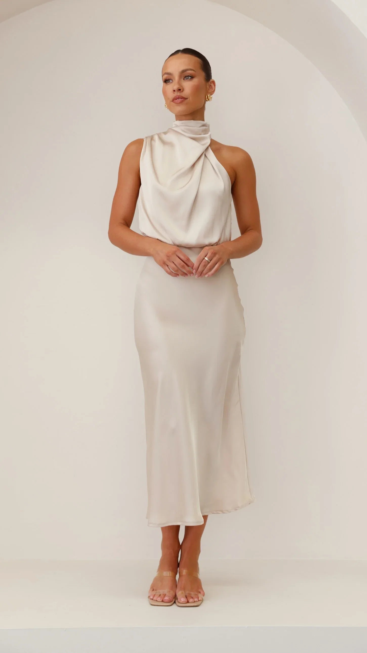 Esther Maxi Dress Champagne