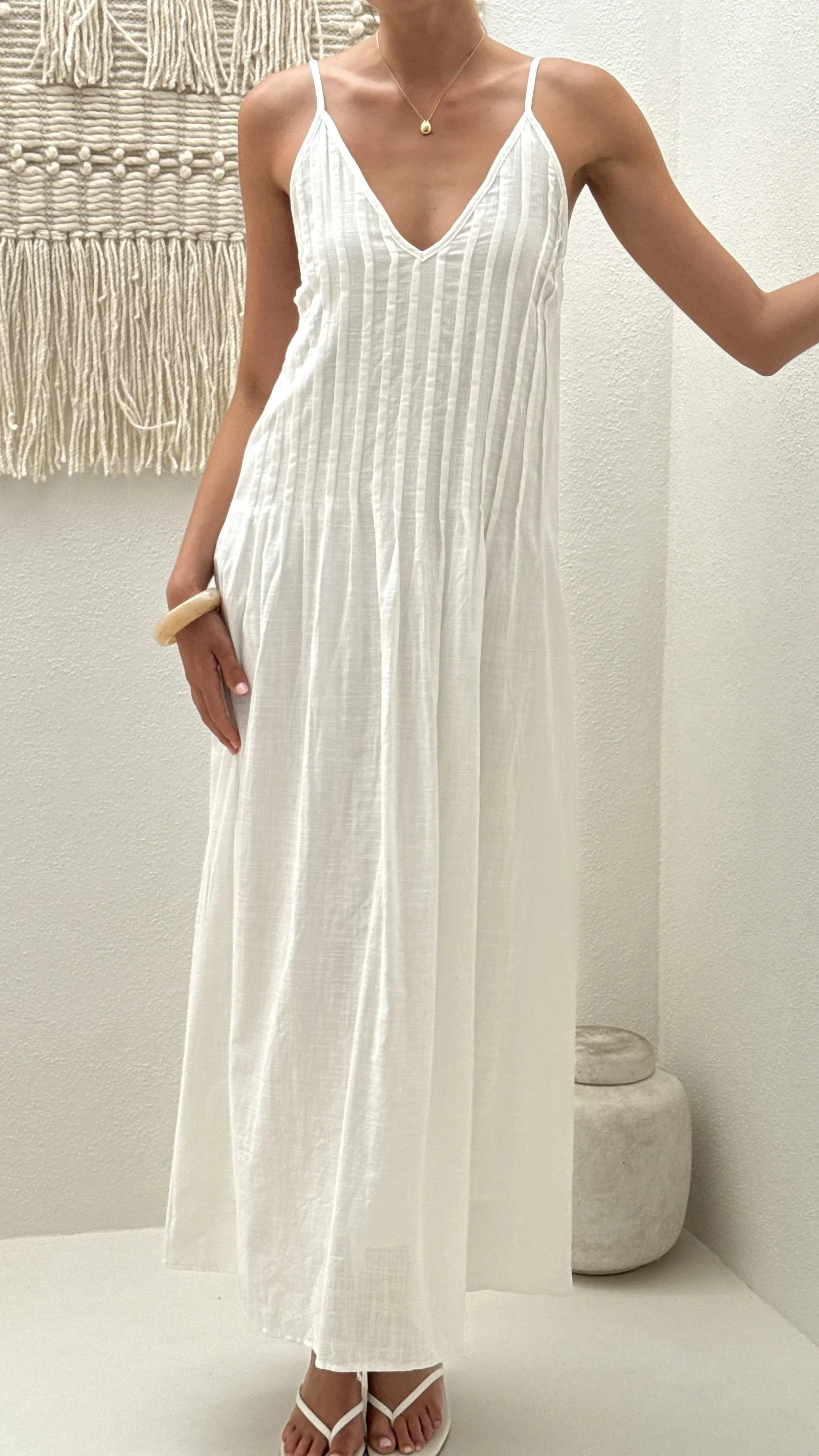 Aspen Maxi Dress White
