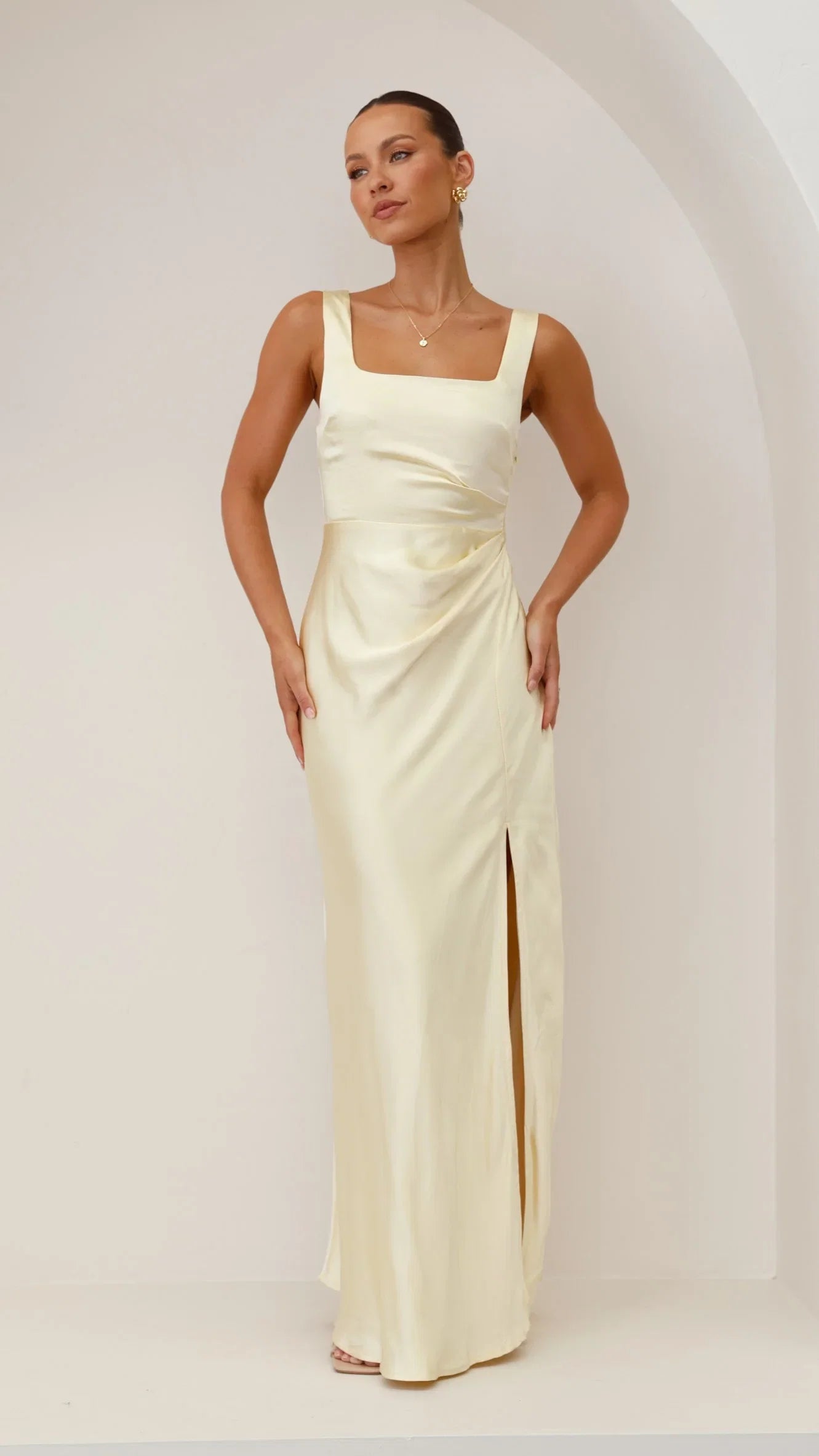 Alaria Maxi Dress Yellow