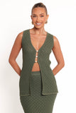 Asplie Knit Top Olive