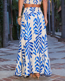 Coastal Reverie Tropical Maxi Skirt