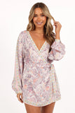 Positano Romper White Multi