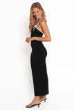 Freja Maxi Dress Cream Black