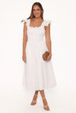 Bronte Midi Dress White