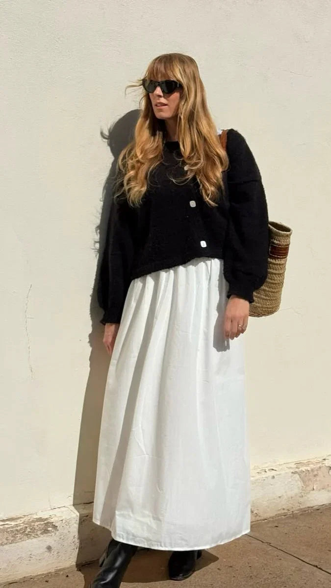 Zelara Knit Cardigan Black