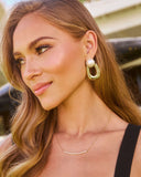 Calena Pearl Door Knocker Earrings