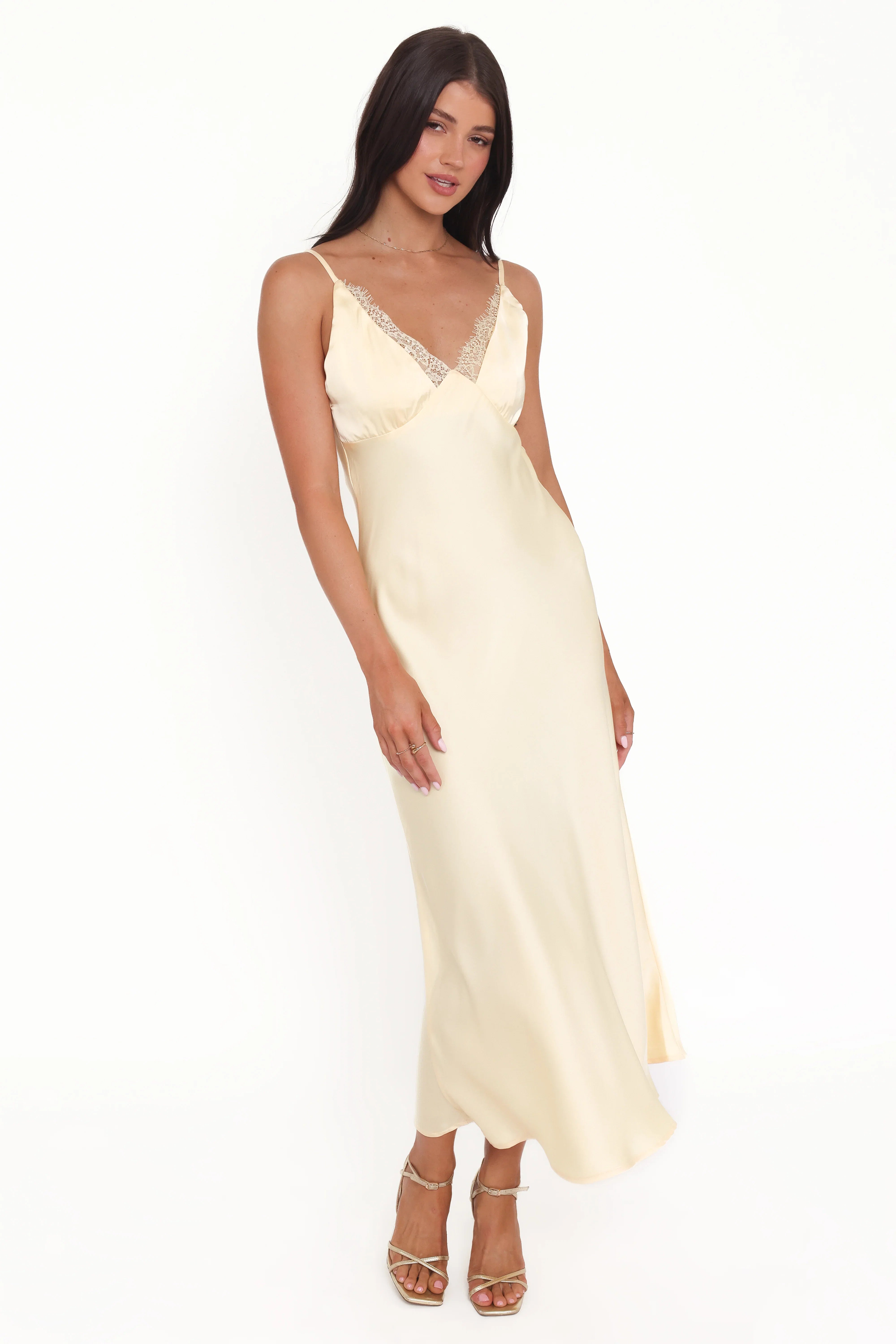 Hobi Midi Dress Butter Yellow